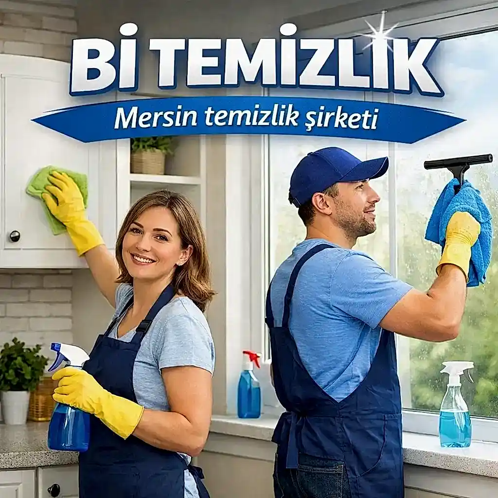 Mersin temizlik şirketleri arasında profesyonel ekipmanlarıyla hizmet veren ekip.